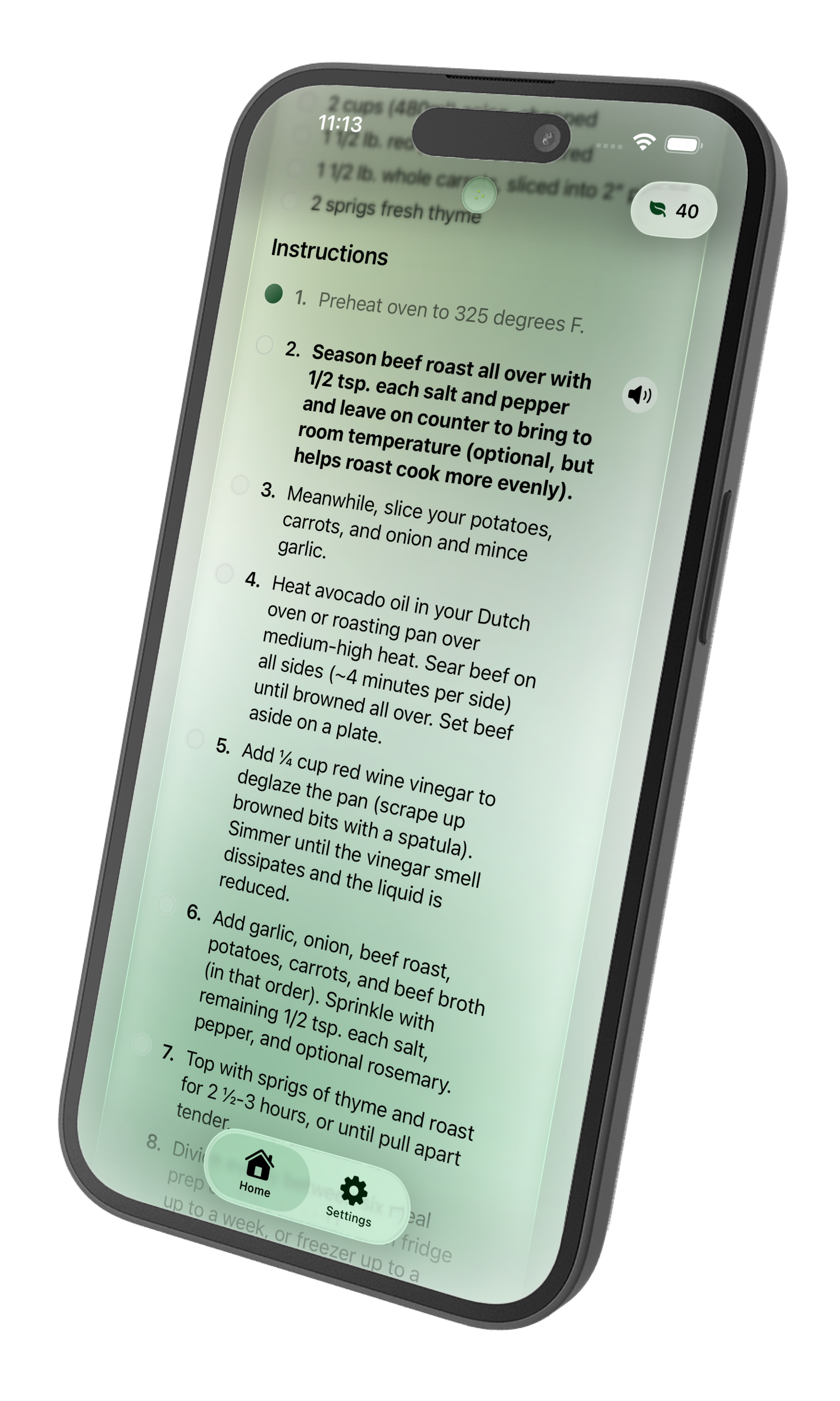 PeaPlate step-by-step instructions view